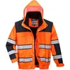 Gero matomumo klasikinė Bomber striukė Portwest C466, Dydis: XL, Pw spalvos: Geltona/Navy