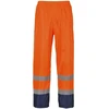 Gero matomumo klasikinės kontrastingos PORTWEST H444 kelnės nuo lietaus, Dydis: XXL, Pw spalvos: Geltona/Navy