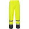 Gero matomumo klasikinės kontrastingos PORTWEST H444 kelnės nuo lietaus, Dydis: XXXL, Pw spalvos: Oranžinis/Navy