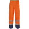 Gero matomumo klasikinės kontrastingos PORTWEST H444 kelnės nuo lietaus, Dydis: XXXL, Pw spalvos: Oranžinis/Navy