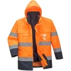Gero matomumo kontrastinė PORTWEST S162 striukė 3-viename, Dydis: XXXL, Pw spalvos: Oranžinis/Navy