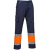 Gero matomumo lengvo svorio dviejų spalvų PORTWEST L049 kelnės, Dydis: S, Pw spalvos: Geltona/Navy