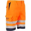Gero matomumo lengvo svorio PORTWEST L043 polimedvilniniai šortai, Dydis: S, Pw spalvos: Oranžinis/Navy