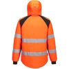 Gero matomumo pašiltinta PORTWEST CD809 Softshell striukė, Dydis: 5XL, Pw spalvos: Oranžinis/Juodas