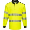 Gero matomumo Polo marškinėliai Portwest T184, Dydis: XL, Pw spalvos: Geltona/Juodas