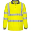 Gero matomumo polo marškiniai ilgomis rankovėmis Portwest S277, Dydis: 6XL, Pw spalvos: Geltona