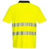 Gero matomumo PORTWEST DX412 polo marškinėliai trumpomis rankovėmis, Dydis: 4XL, Pw spalvos: Oranžinis/Juodas
