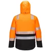 Gero matomumo PORTWEST DX430 2 klasės žieminė striukė, Dydis: 4XL, Pw spalvos: Oranžinis/Juodas