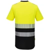 Gero matomumo PORTWEST DX434 sportiniai marškinėliai, Dydis: 4XL, Pw spalvos: Oranžinis/Juodas