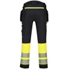 Gero matomumo PORTWEST DX445 kelnės su kišenėmis, Dydis: 38, Pw spalvos: Geltona/Juodas