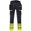 Gero matomumo PORTWEST DX445 kelnės su kišenėmis, Dydis: 36, Pw spalvos: Geltona/Juodas