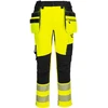Gero matomumo PORTWEST DX454 darbo kelnės su nuimamomis kišenėmis, Dydis: 38, Pw spalvos: Geltona/Juodas