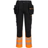 Gero matomumo PORTWEST DX457 darbo kelnės su nuimamomis kišenėmis, Dydis: 44, Pw spalvos: Oranžinis/Juodas