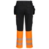 Gero matomumo PORTWEST DX457 darbo kelnės su nuimamomis kišenėmis, Dydis: 44, Pw spalvos: Oranžinis/Juodas