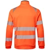 Gero matomumo PORTWEST DX477 užsegamas džemperis, Dydis: 4XL, Pw spalvos: Oranžinis/Juodas