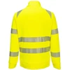 Gero matomumo PORTWEST DX477 užsegamas džemperis, Dydis: 4XL, Pw spalvos: Oranžinis/Juodas
