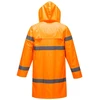 Gero matomumo PORTWEST H442 apsiaustas nuo lietaus 100 cm, Dydis: M, Pw spalvos: Geltona