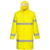 Gero matomumo PORTWEST H442 apsiaustas nuo lietaus 100 cm, Dydis: M, Pw spalvos: Geltona