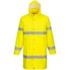 Gero matomumo PORTWEST H442 apsiaustas nuo lietaus 100 cm, Dydis: L, Pw spalvos: Geltona