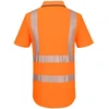 Gero matomumo PORTWEST KX302 polo marškinėliai su užtrauktuku, Dydis: XXXL, Pw spalvos: Geltona