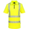 Gero matomumo PORTWEST KX302 polo marškinėliai su užtrauktuku, Dydis: XXXL, Pw spalvos: Geltona