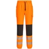 Gero matomumo PORTWEST KX346 2 klasės kelnės, Dydis: S, Pw spalvos: Oranžinis/Juodas