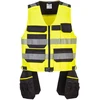 Gero matomumo PORTWEST PW308 1 klasės liemenė įrankiams, Dydis: XXL, Pw spalvos: Geltona/Juodas