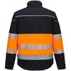 Gero matomumo PORTWEST PW375 Softshell striukė , Dydis: XL, Pw spalvos: Juodas/Oranžinis