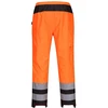 Gero matomumo PORTWEST PW386 moteriškos kelnės nuo lietaus, Dydis: XS, Pw spalvos: Oranžinis/Juodas