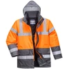Gero matomumo PORTWEST S467 dviejų spalvų kelininko striukė, Dydis: XL, Pw spalvos: Oranžinis/Pilkas