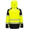 Gero matomumo PORTWEST T161 striukė nuo lietaus, Dydis: XXL, Pw spalvos: Geltona/Juodas