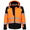 Gero matomumo PORTWEST T166 striukė nuo lietaus (3L), Dydis: M, Pw spalvos: Oranžinis/Juodas