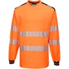 Gero matomumo sportiniai marškinėliai Portwest T185, Dydis: M, Pw spalvos: Oranžinis/Juodas