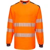 Gero matomumo sportiniai marškinėliai Portwest T185, Dydis: 4XL, Pw spalvos: Oranžinis/Navy