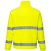Gero matomumo vėjui atsparus PORTWEST F303 flisinis džemperis, Dydis: XXXL, Pw spalvos: Geltona