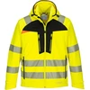 Gero matomumo vėjui ir vandeniui atspari PORTWEST DX475 Softshell striukė, Dydis: XXXL, Pw spalvos: Geltona/Juodas