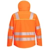 Gero matomumo vėjui ir vandeniui atspari PORTWEST DX475 Softshell striukė, Dydis: 5XL, Pw spalvos: Oranžinis/Juodas