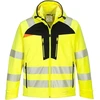 Gero matomumo vėjui ir vandeniui atspari PORTWEST DX475 Softshell striukė, Dydis: 5XL, Pw spalvos: Oranžinis/Juodas