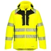 Gero matomumo žieminė PORTWEST DX461 striukė, Dydis: 6XL, Pw spalvos: Geltona/Juodas