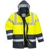 Gero matomumo žieminė PORTWEST ES466 darbo striukė, Dydis: XS, Pw spalvos: Geltona/Navy