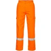 Lengvo svorio antistatinės kelnės Portwest FR412, Dydis: M, Pw spalvos: Oranžinis