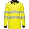 Liepsnoms atsparūs gero matomumo Polo marškinėliai Portwest FR702, Dydis: XL, Pw spalvos: Geltona/Navy