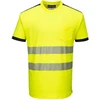 Marškinėliai Portwest T181, Dydis: 4XL, Pw spalvos: Geltona/Juodas