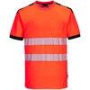 Marškinėliai Portwest T181, Dydis: XXXL, Pw spalvos: Raudona/Juodas