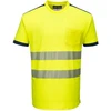 Marškinėliai Portwest T181, Dydis: XXXL, Pw spalvos: Geltona/Navy