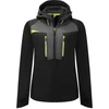 Moteriška PORTWEST DX486 Softshell striukė, Dydis: XL, Pw spalvos: Juodas