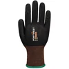 Nitrilo PORTWEST A375 grublėtos pirštinės, Dydis: XL, Pw spalvos: Juodas