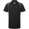 Polo marškinėliai PORTWEST CD812 trumpomis rankovėmis, Dydis: M, Pw spalvos: Juodas/Navy