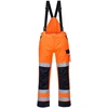 Puskombinezonis apsaugantis nuo lietaus ir elektros iškrovos PORTWEST MV71, Dydis: L, Pw spalvos: Oranžinis/Navy