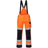 Puskombinezonis apsaugantis nuo lietaus ir elektros iškrovos PORTWEST MV71, Dydis: M, Pw spalvos: Oranžinis/Navy